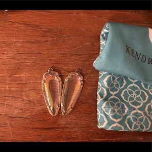 Kendra Scott Clear Iridescent Sky Earrings
